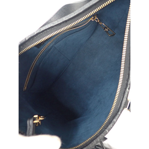 Louis Vuitton Empreinte Carryall Zip NM PM Semi-Shoulder Bag Black - Picture 3 of 9